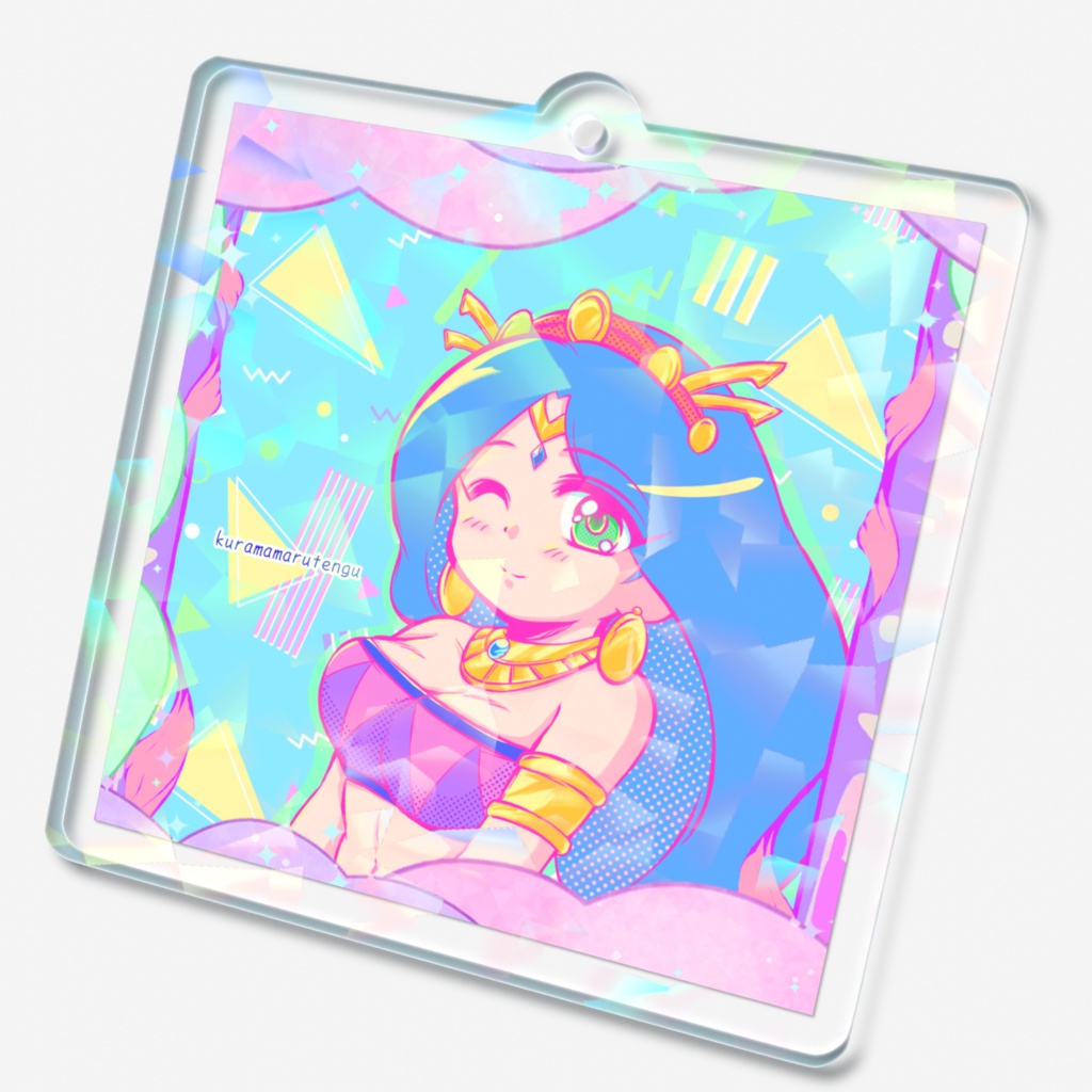 天外魔境 風雲カブキ伝 阿国 ホログラムアクリルキーホルダー