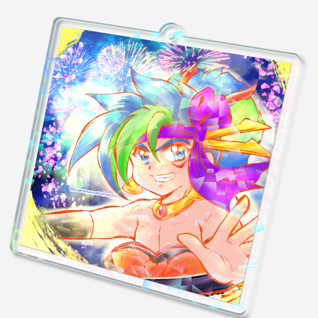 天外魔境 風雲カブキ伝 カブキ団十郎 ホログラムアクリルキーホルダー