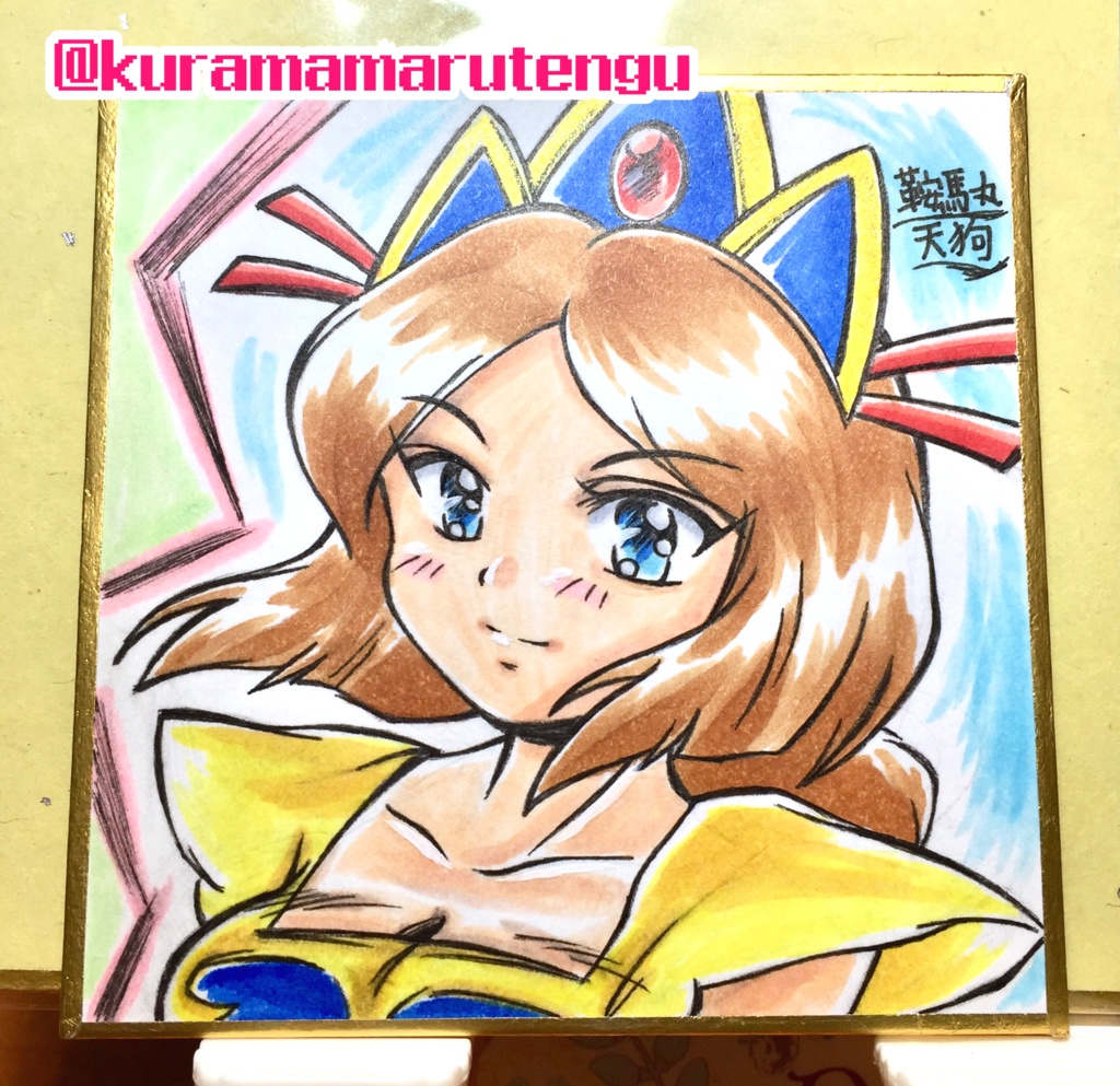 天外キャラ色紙② 豆サイズ