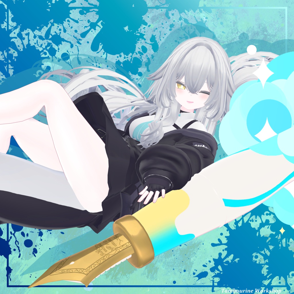 Fountain of Shadows 万年筆型アイテム(VRChat想定)