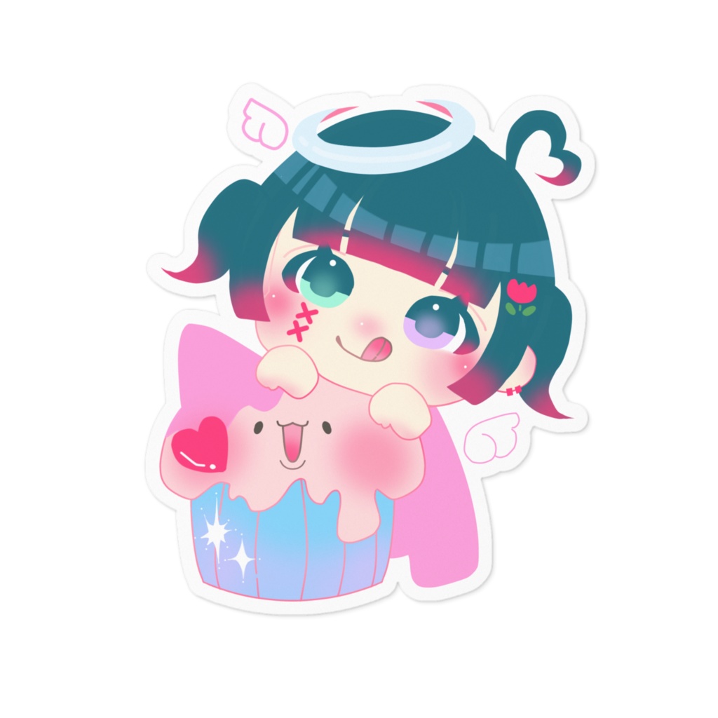 スイーツ好きステッカー