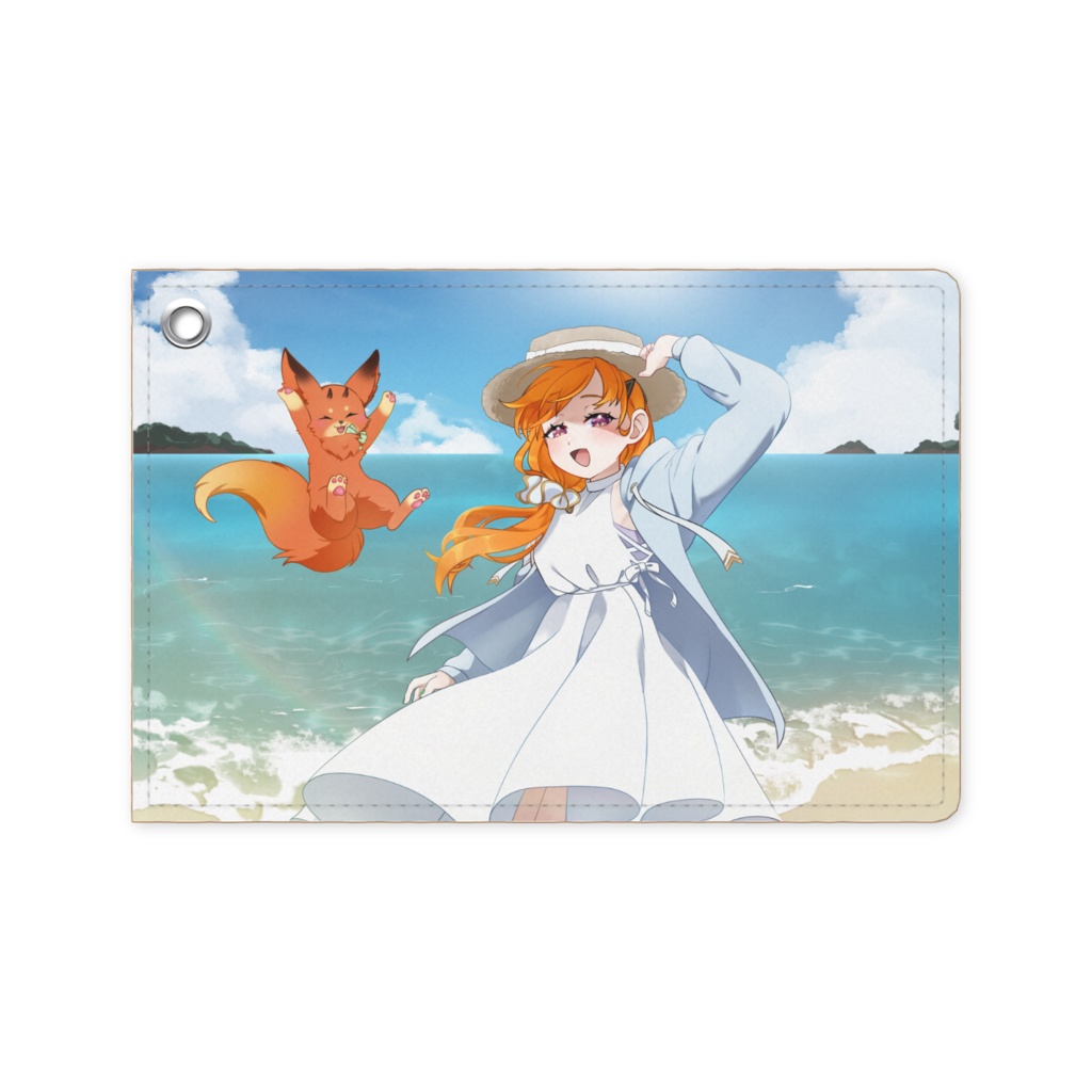 【summer】海辺の海詠パスケース