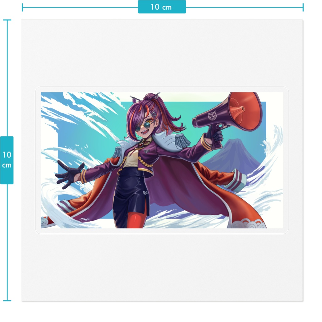 富士乃花鷹子 ステッカー ver.1