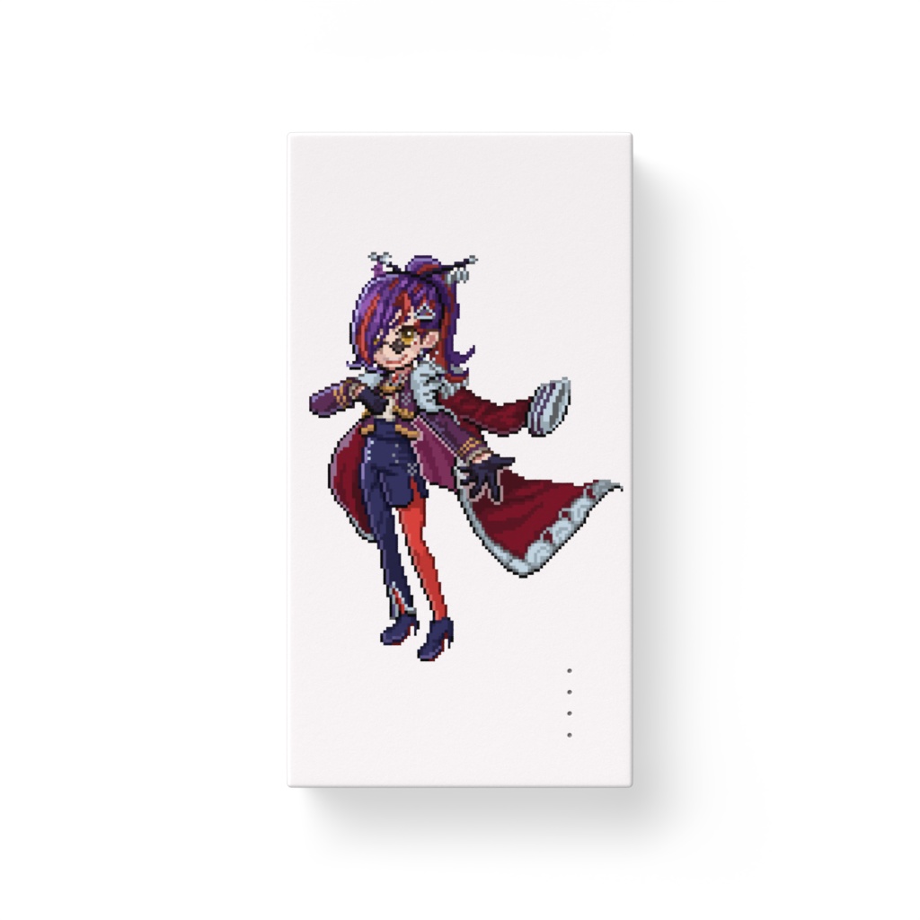 富士乃花鷹子 モバイルバッテリー ドット絵の姿
