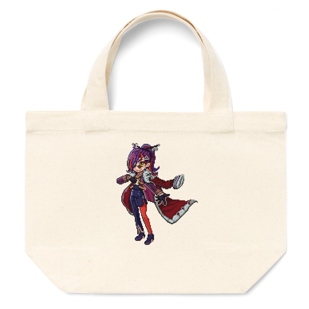 富士乃花鷹子 トートバッグ ドット絵の姿