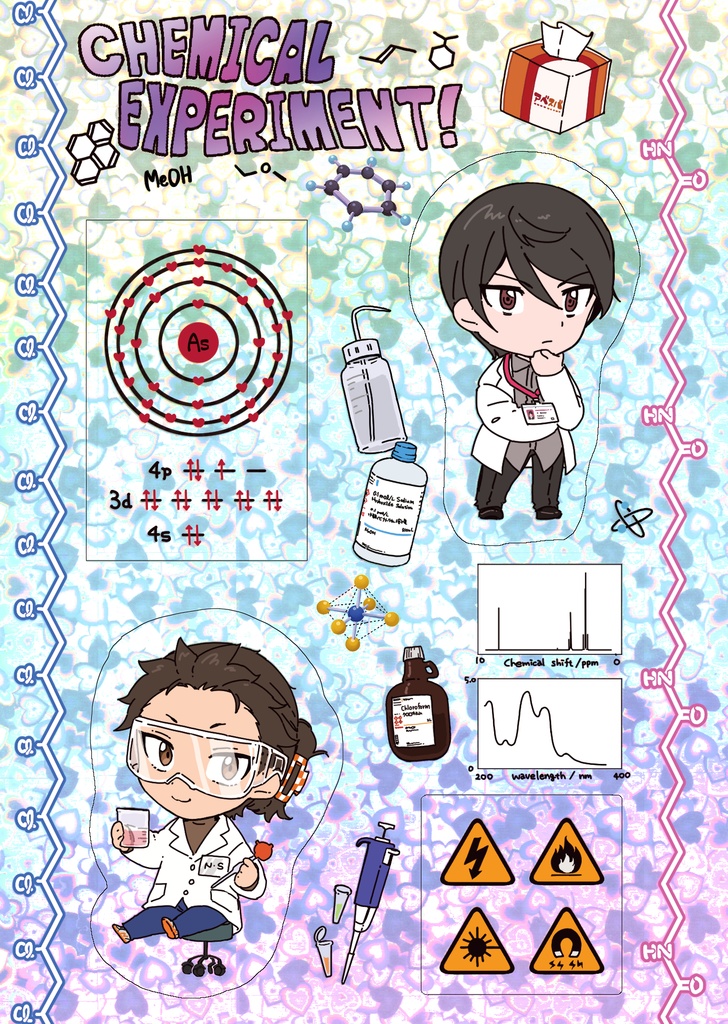 CHEMICAL EXPERIMENTシール