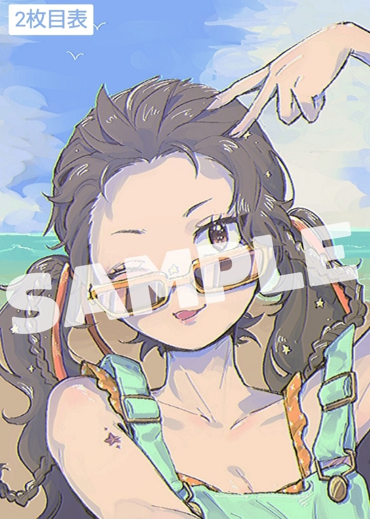 (女体化スバル)アイドル風フォトカード