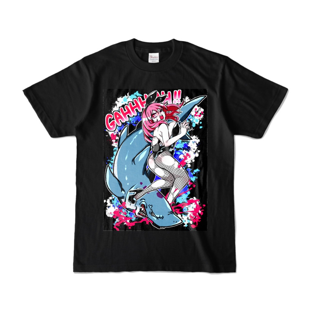 サメvsうさ_カラー