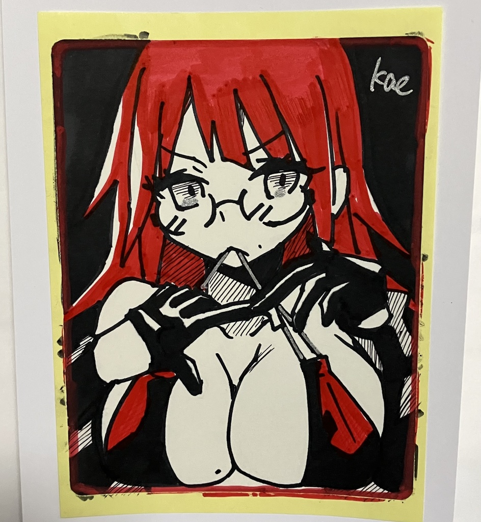 ラベルシールドローイング原画 NC01