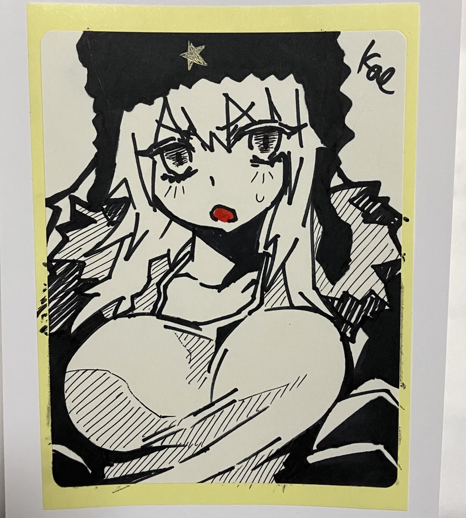 ラベルシールドローイング原画 NC02