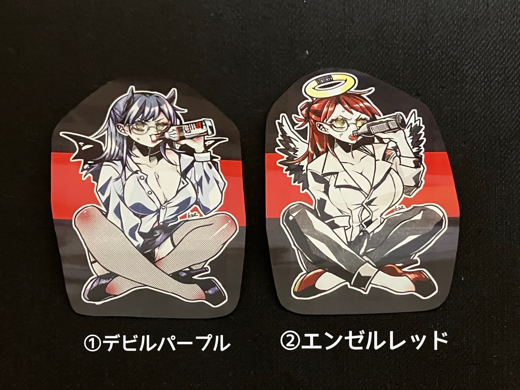 ステッカー_のみレディ