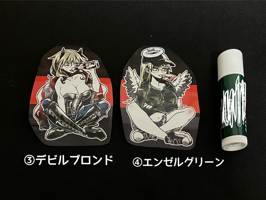 ステッカー_のみレディ