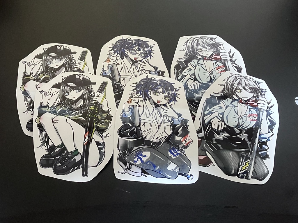 ステッカーセット_鬼おねいちゃん