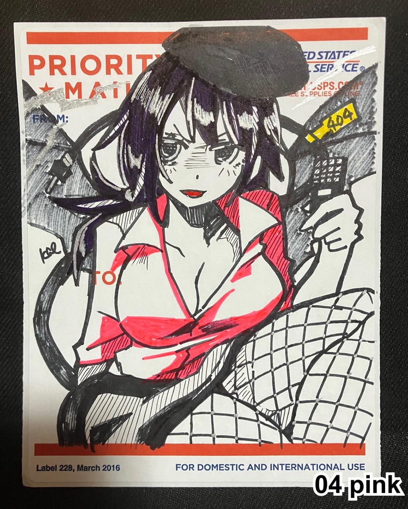 ラベルシールドローイング原画 2512