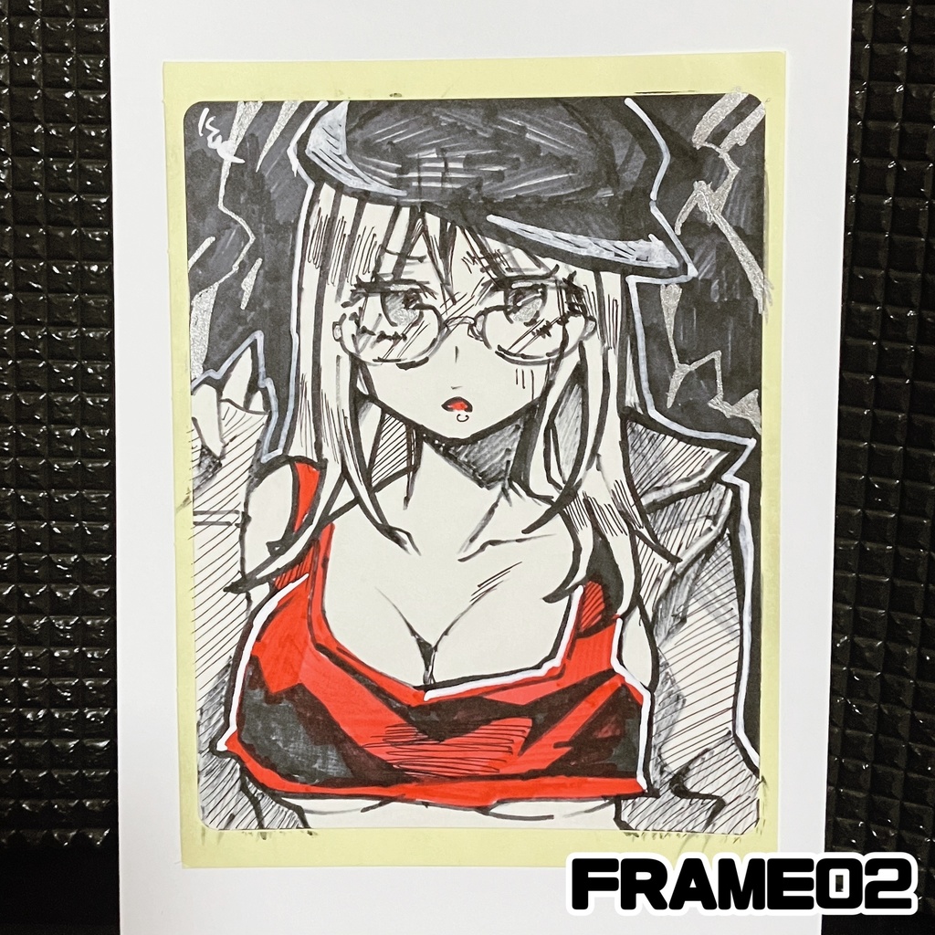 ラベルシールドローイング原画 FRAME