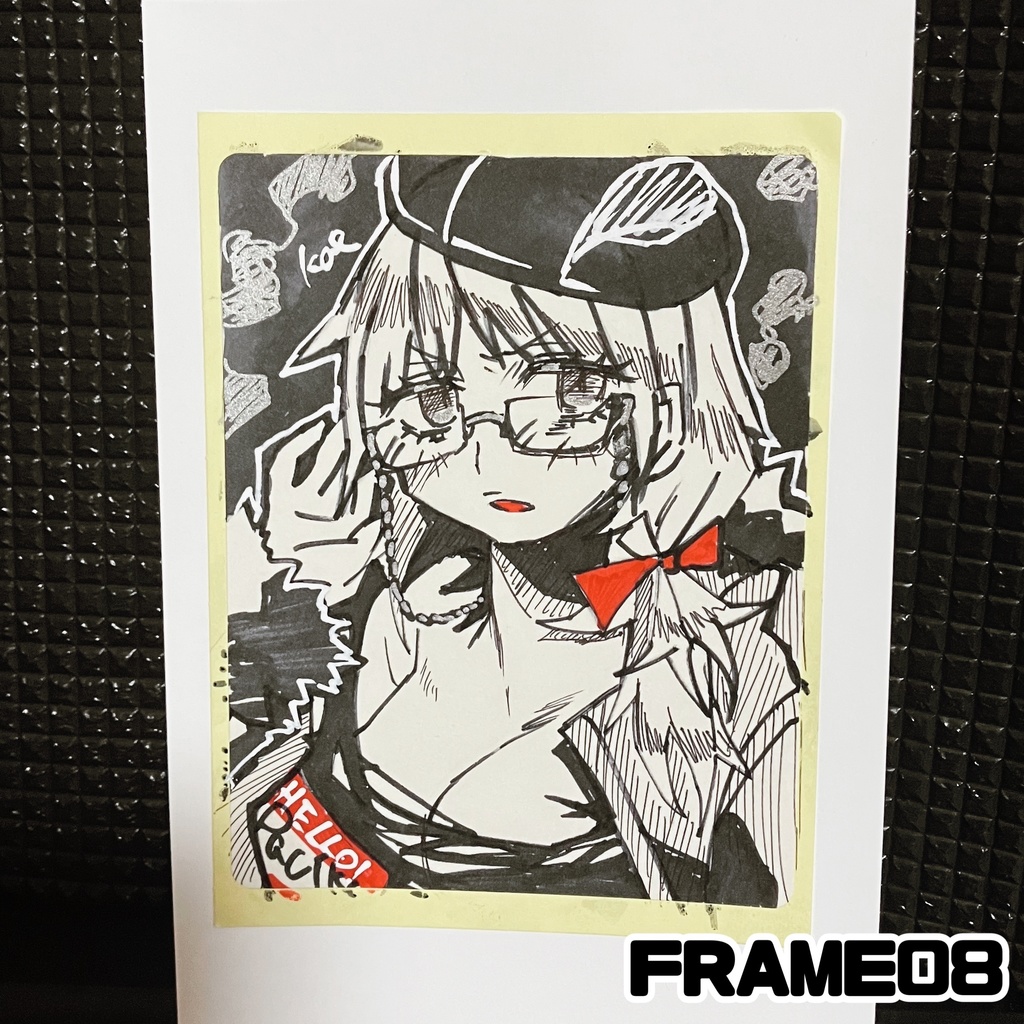 ラベルシールドローイング原画 FRAME