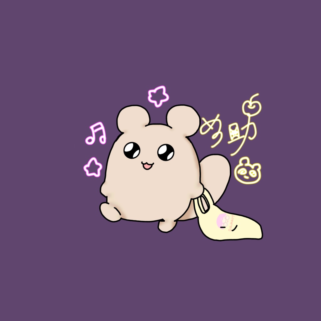 めろ助缶バッチ