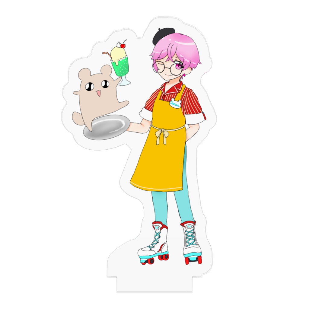 だーまん&めろ助 アクスタ