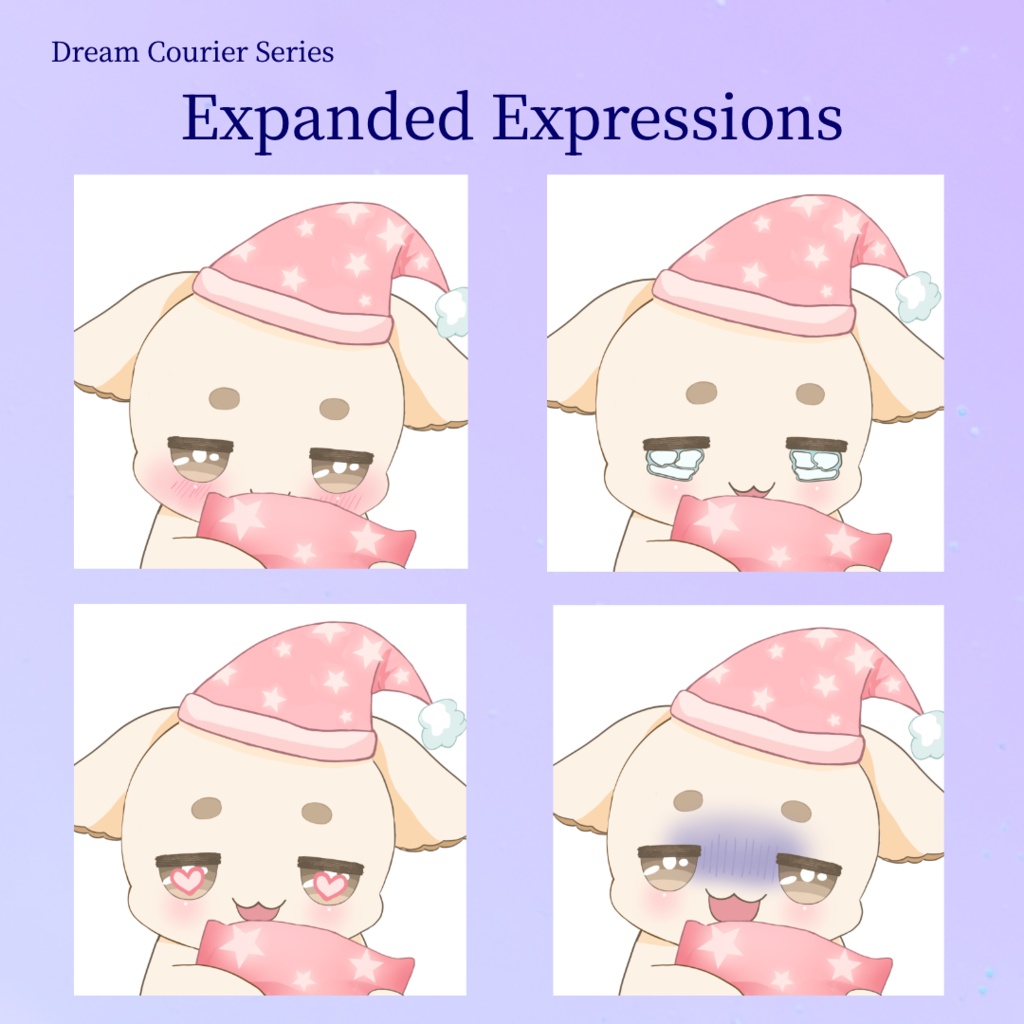 【追加差分・VTS即導入OK】Dream Courier Take Edition|Live2D夢配達員マスコット