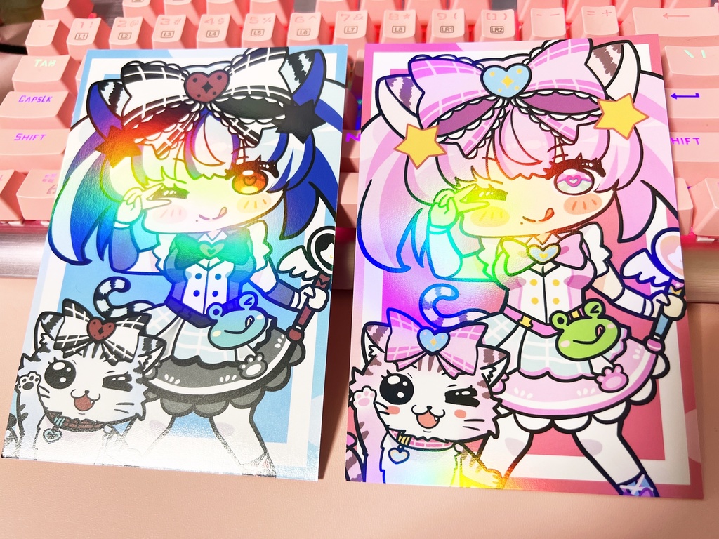 【一周年記念グッズ】ヤミちゃん大量発生⁉マフラータオル&ポストカード2種