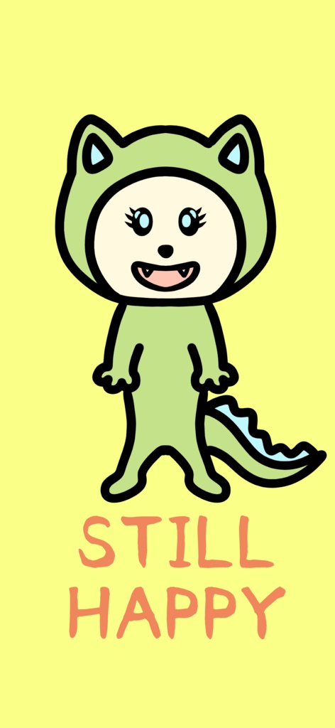 STILL HAPPY/iPhone壁紙セット(4 designs wallpapers)