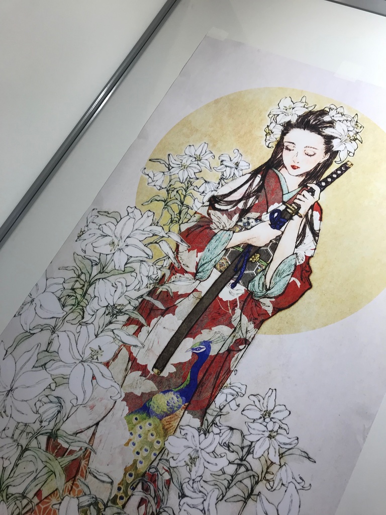 A0サイズポスター(百合)BigSizePoster(lily)