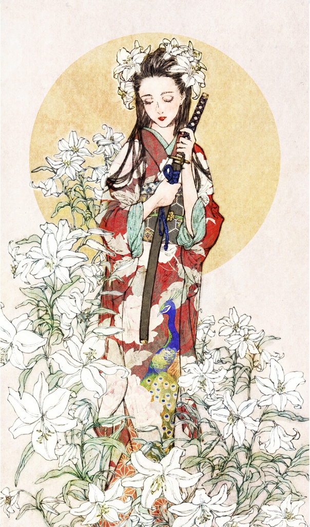 A0サイズポスター(百合)BigSizePoster(lily)