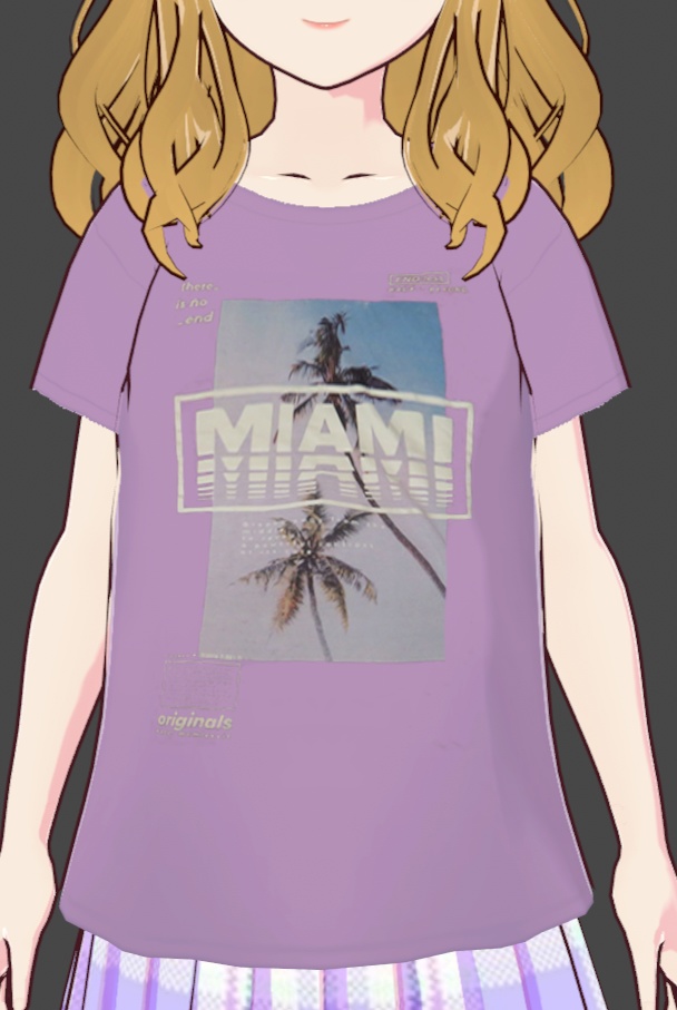 (VRoid) Lilac Top