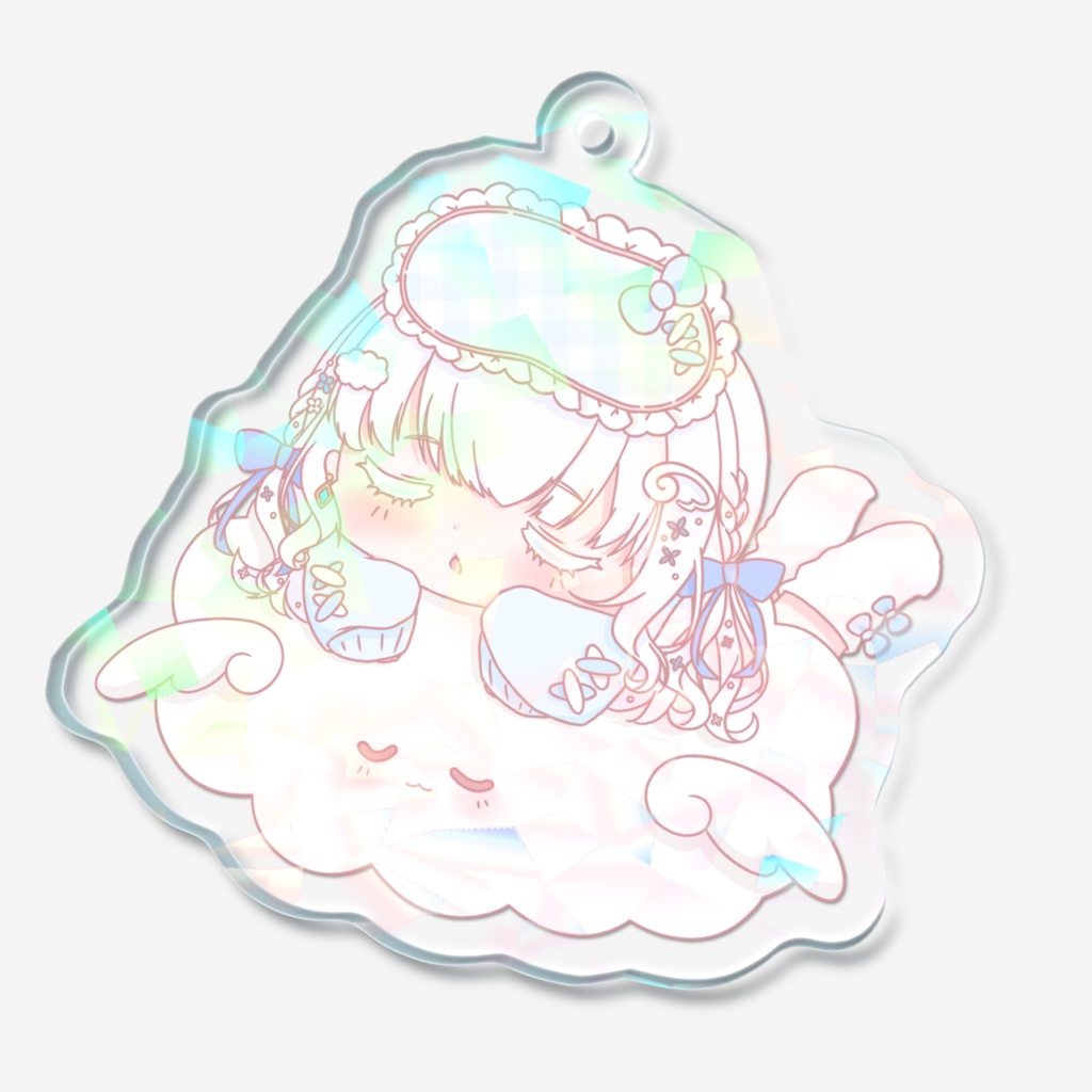 ねむねむひよアクキーꕤ*