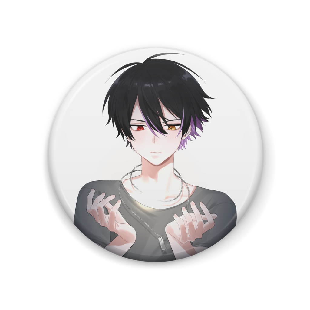 田中レドラ5周年記念 缶バッチVer2(白)