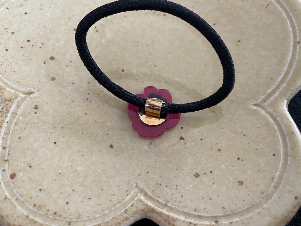 スミレのヘアゴム