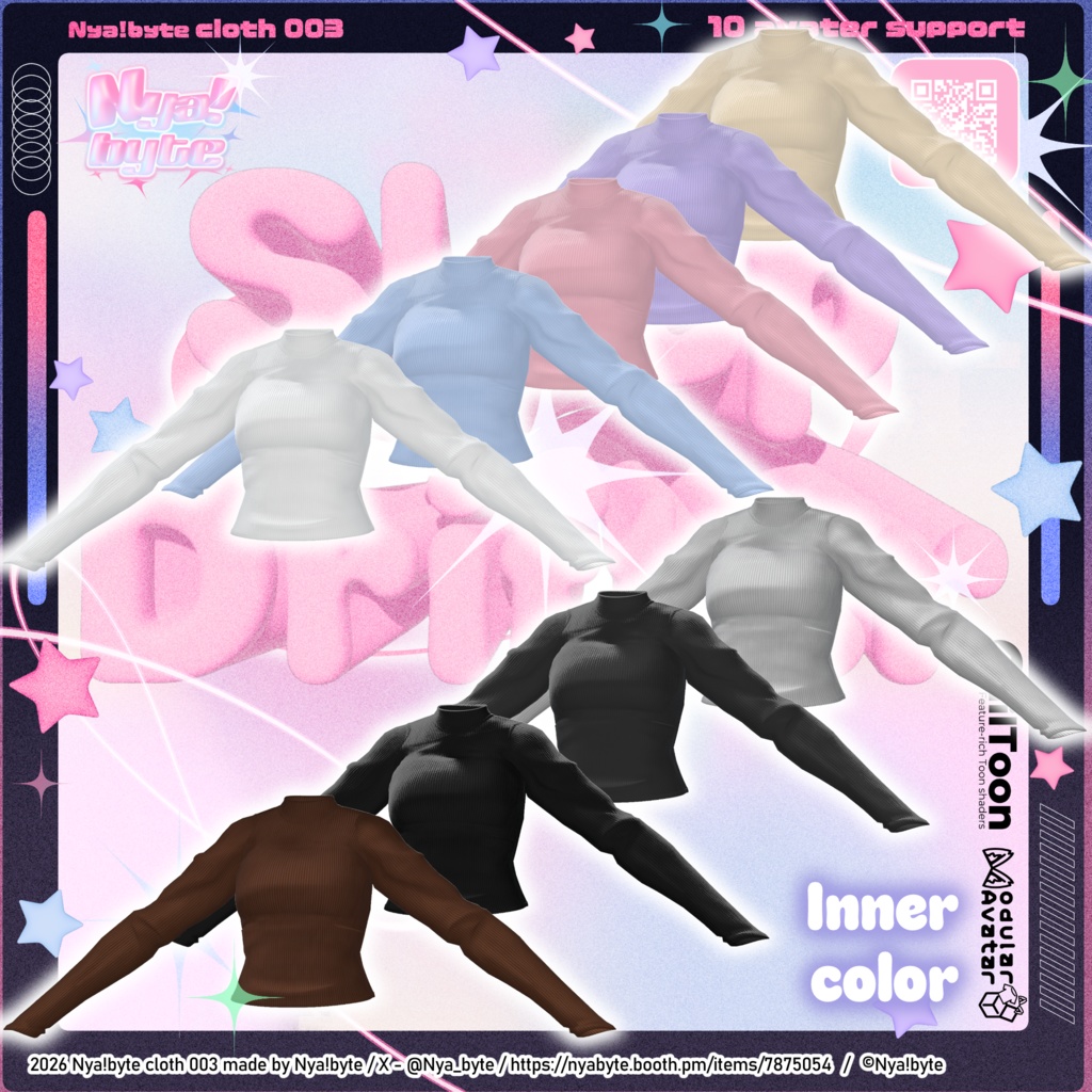 !1week20%OFF!【10avatars】NyamSleepDrifter -VRC想定-