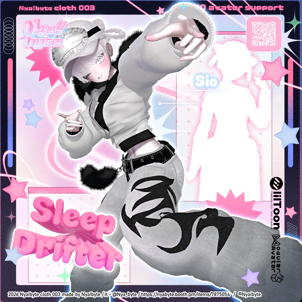 !1week20%OFF!【10avatars】NyamSleepDrifter -VRC想定-