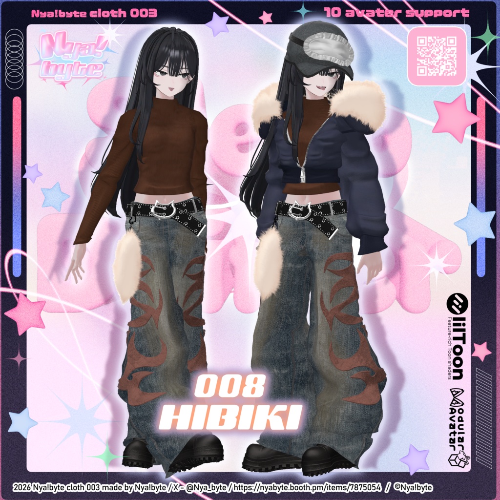 !1week20%OFF!【10avatars】NyamSleepDrifter -VRC想定-