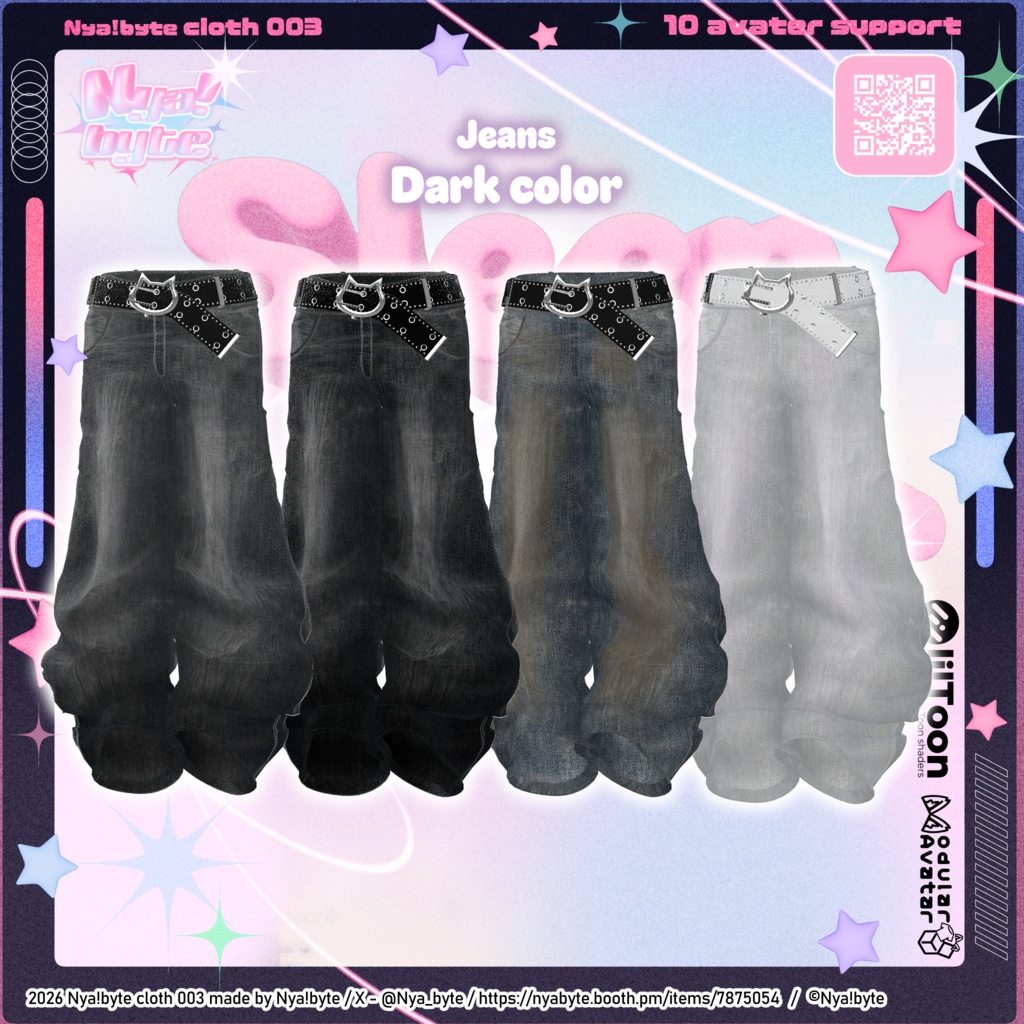 !1week20%OFF!【10avatars】NyamSleepDrifter -VRC想定-