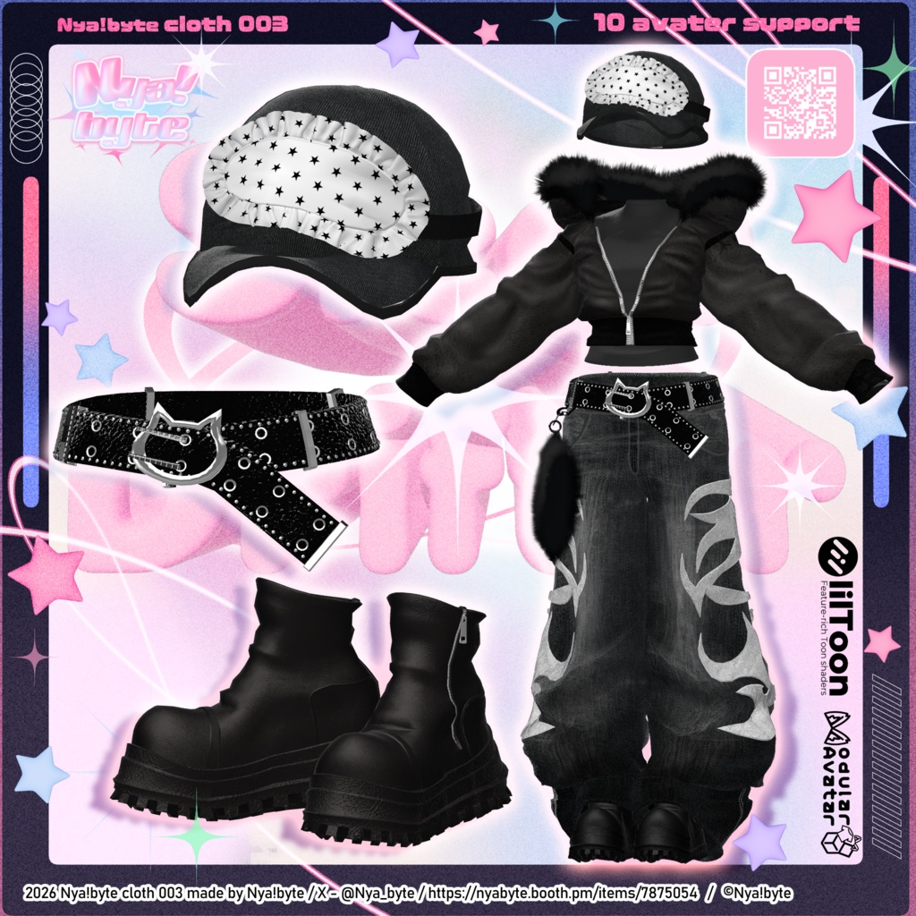 !1week20%OFF!【10avatars】NyamSleepDrifter -VRC想定-