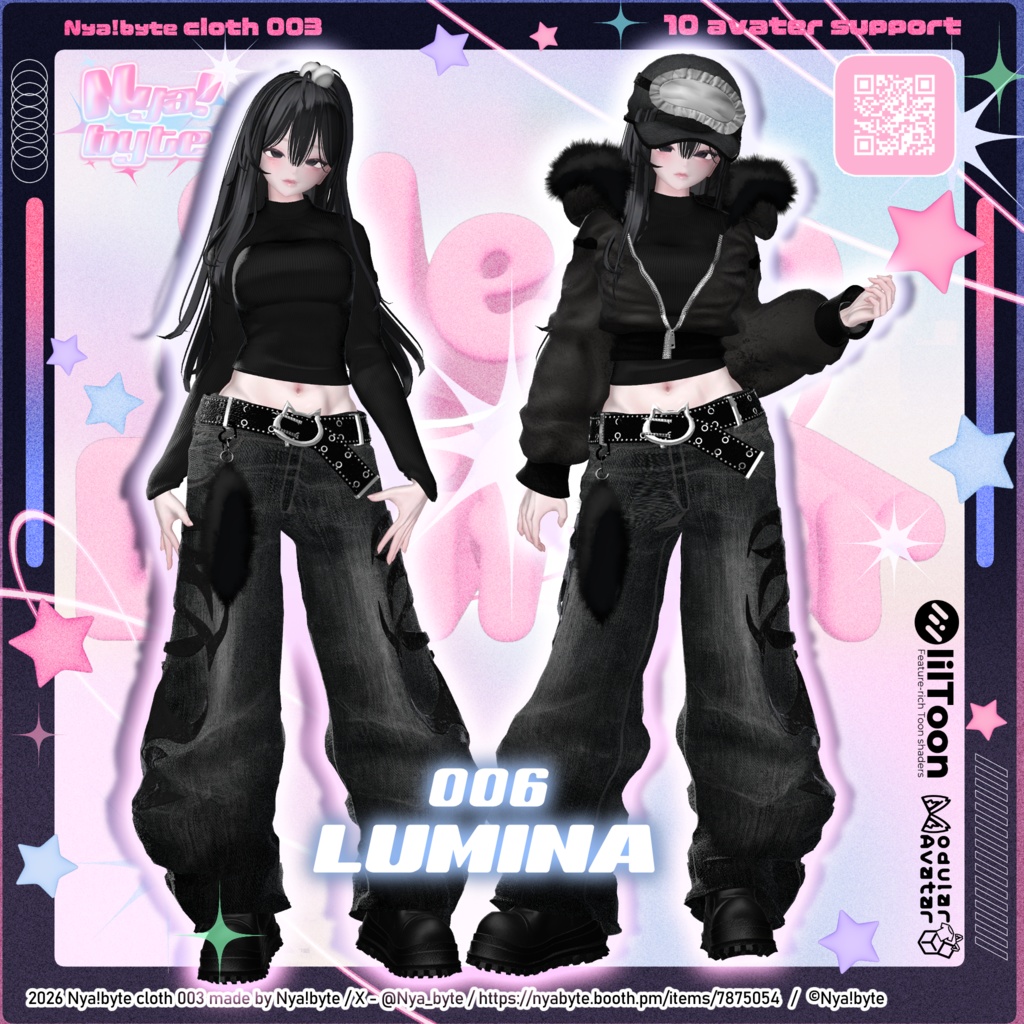 !1week20%OFF!【10avatars】NyamSleepDrifter -VRC想定-