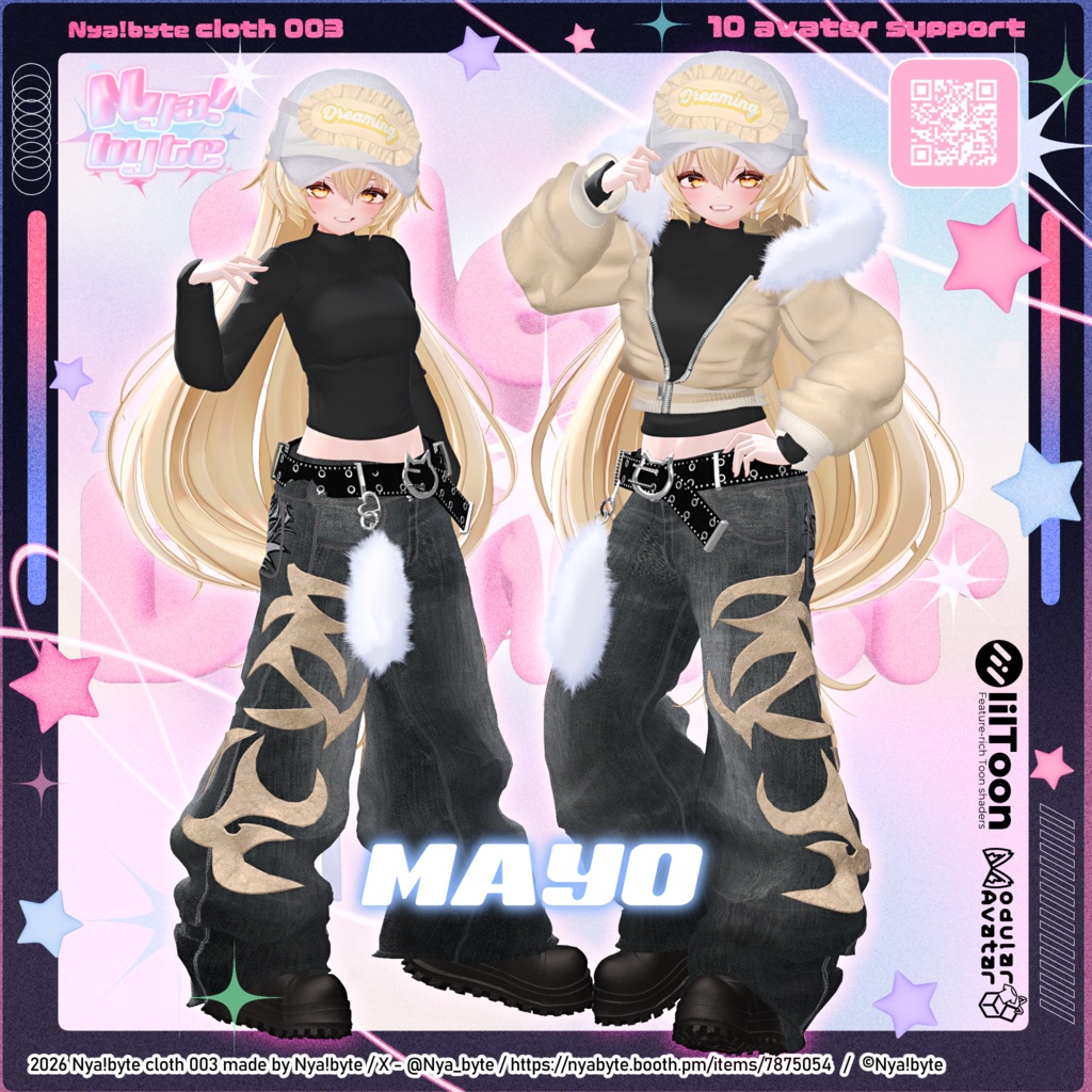 【SALE】✨MAYO 対応✨【11avatars】NyamSleepDrifter -VRC想定-