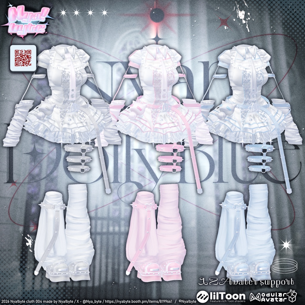 ✨1week 20%off!✨【12avatars】NyamDolly bite -VRC想定-