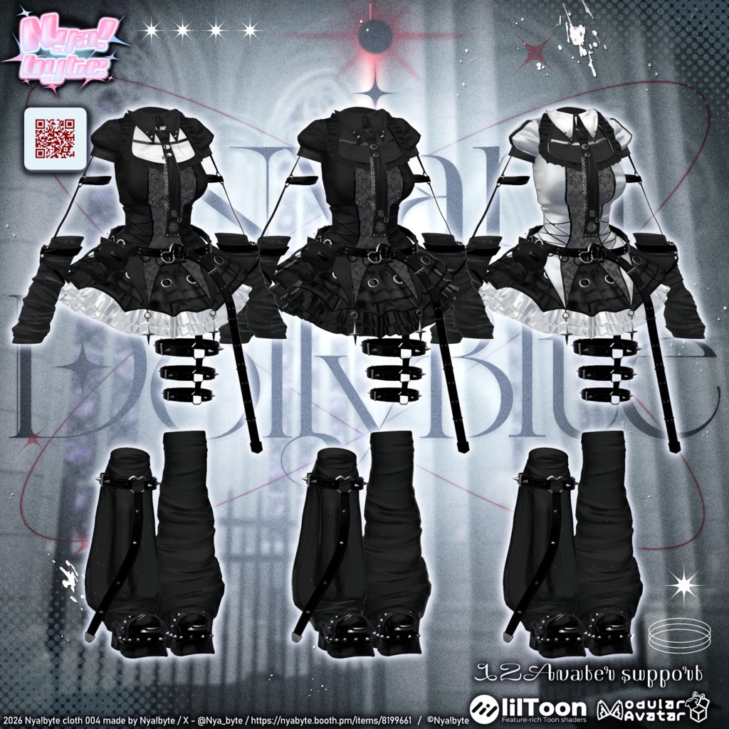 ✨1week 20%off!✨【12avatars】NyamDolly bite -VRC想定-