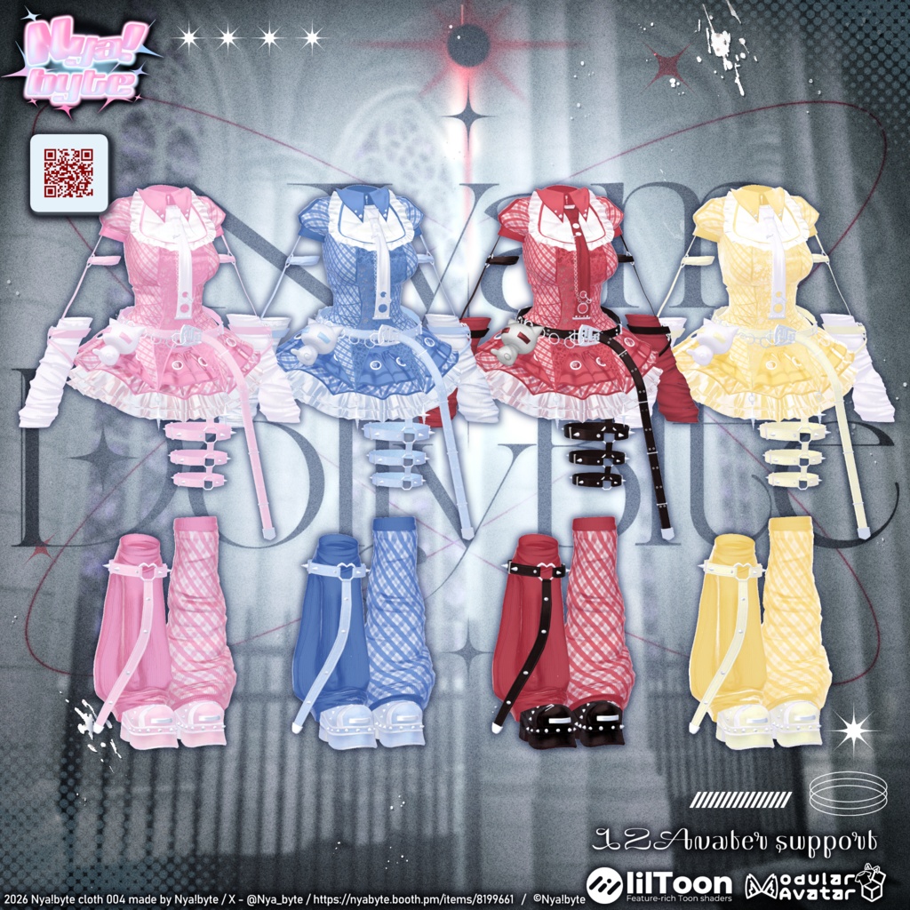 ✨1week 20%off!✨【12avatars】NyamDolly bite -VRC想定-