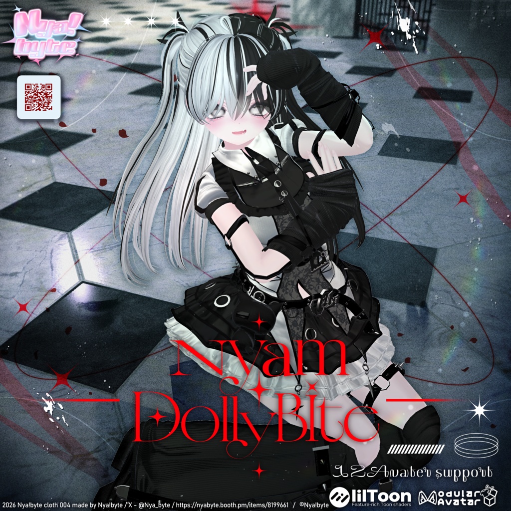 ✨1week 20%off!✨【12avatars】NyamDolly bite -VRC想定-