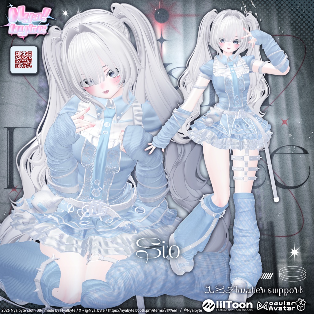 ✨1week 20%off!✨【12avatars】NyamDolly bite -VRC想定-