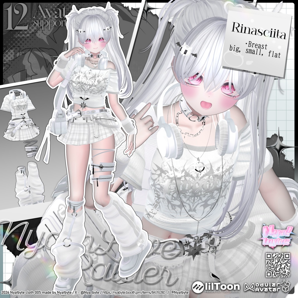 ✨1day40%OFF✨【12avatars】NyamLoveRaider -VRC想定-