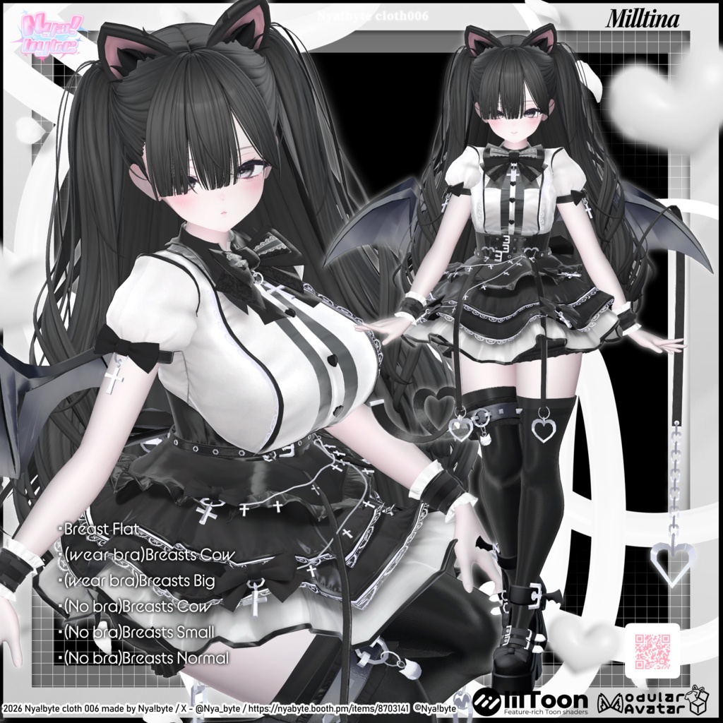 ‼️SALE‼️40%OFF【11avatars】NyamMemoly Bloom -VRC想定-