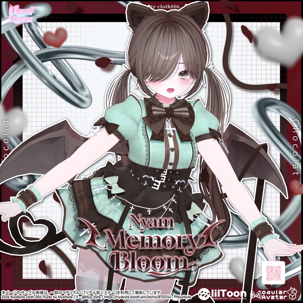 ‼️SALE‼️40%OFF【11avatars】NyamMemoly Bloom -VRC想定-