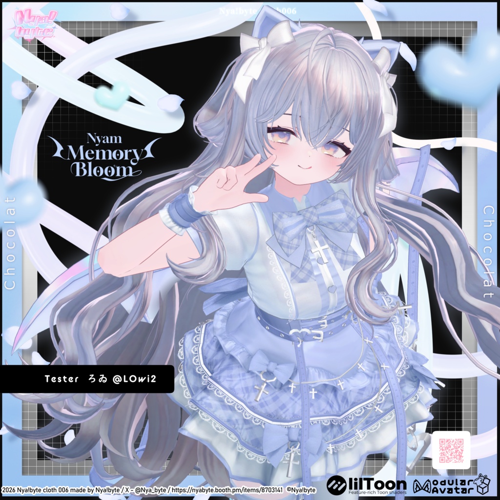 ‼️SALE‼️40%OFF【11avatars】NyamMemoly Bloom -VRC想定-