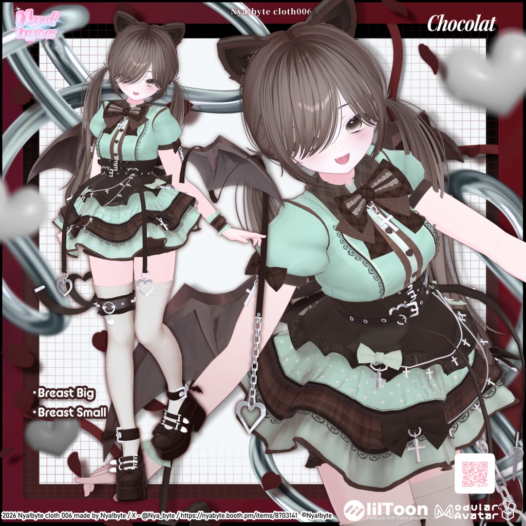 ‼️SALE‼️40%OFF【11avatars】NyamMemoly Bloom -VRC想定-