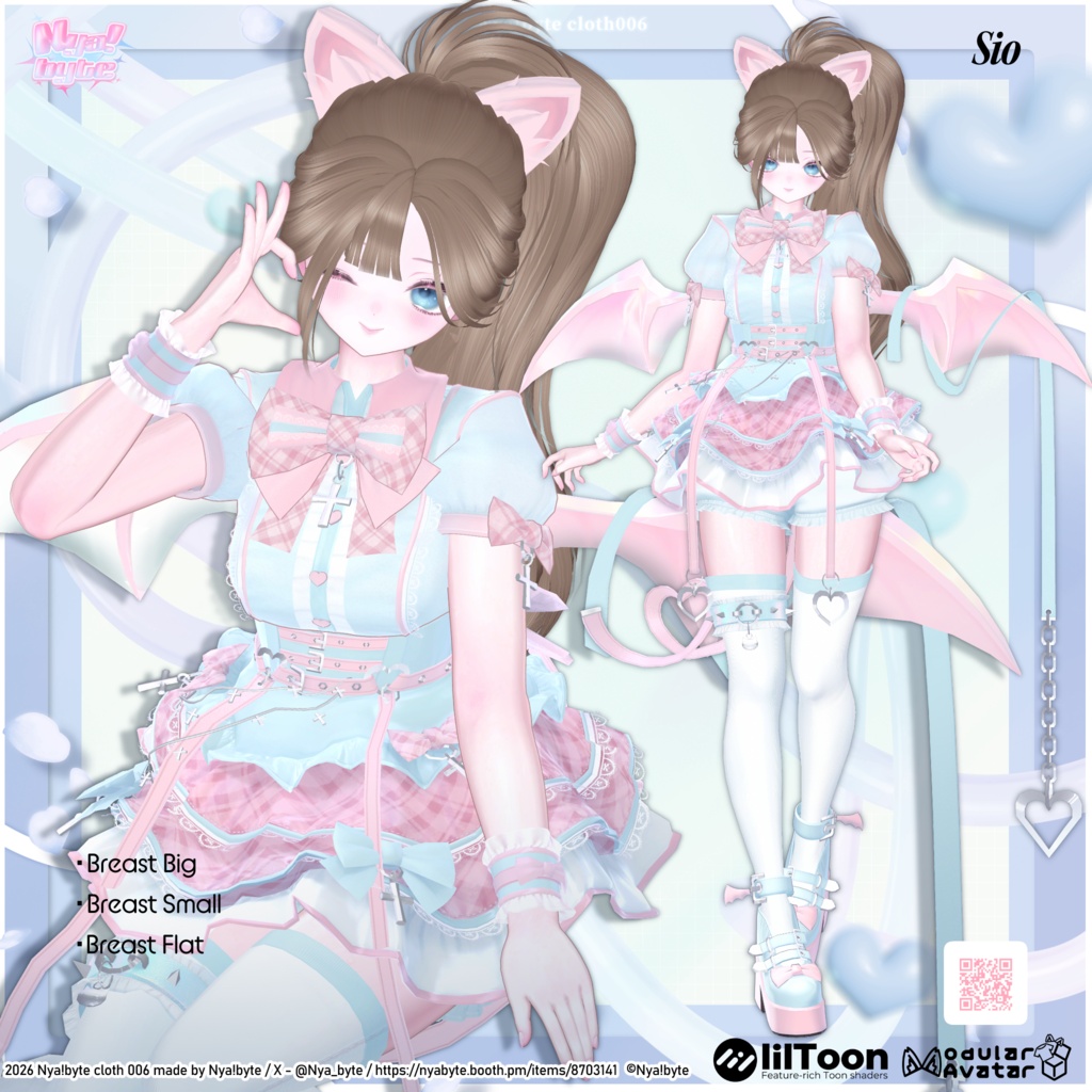 ‼️SALE‼️40%OFF【11avatars】NyamMemoly Bloom -VRC想定-