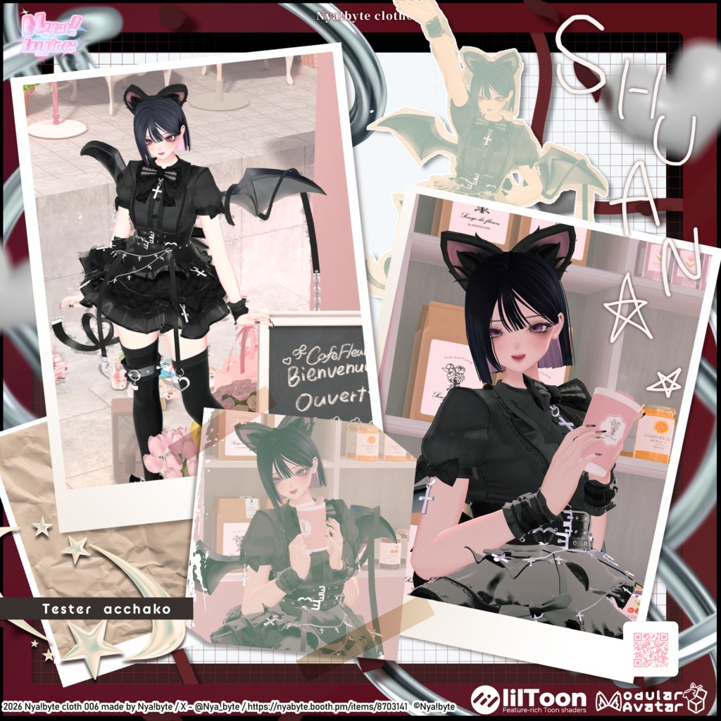 ‼️SALE‼️40%OFF【11avatars】NyamMemoly Bloom -VRC想定-
